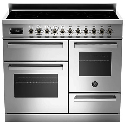 Bertazzoni Professional Series 100cm Electric Induction XG Range Cooker Stainless Steel Bertazzoni Professional Series 100cm Electric Induction XG Range Cooker Stainless Steel